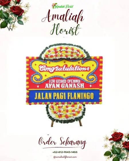 Sewa Papan Bunga Morobongo